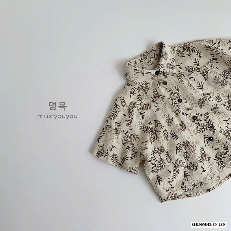 ÁO SƠ MI HỌA TIẾT XUẤT HÀN