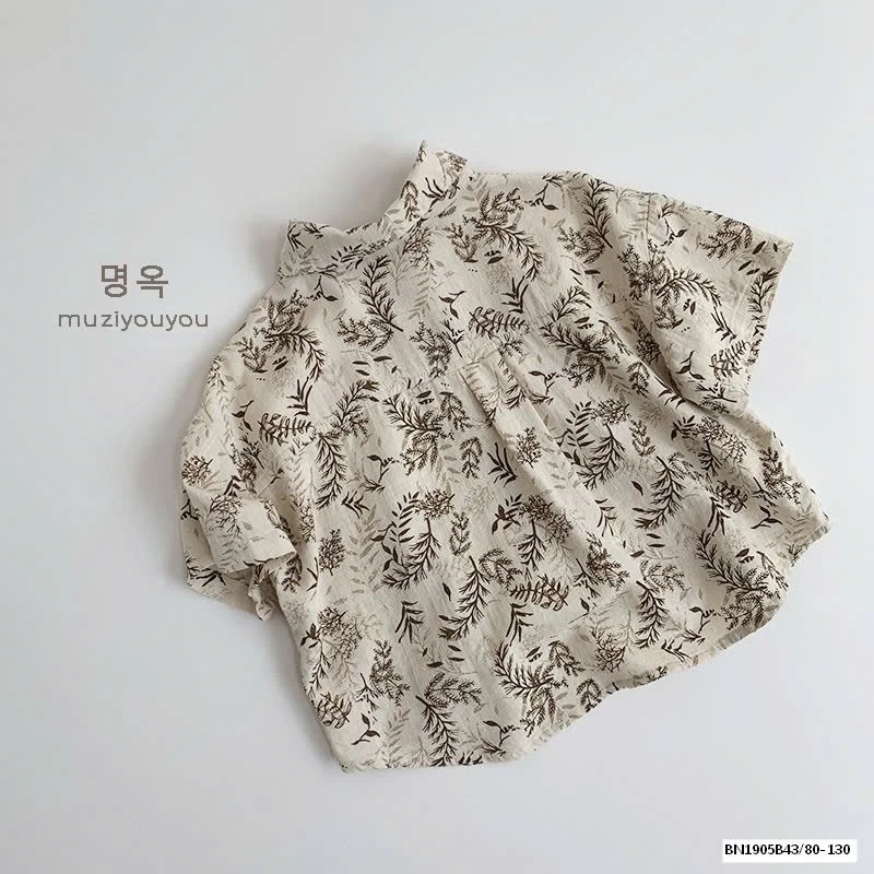 ÁO SƠ MI HỌA TIẾT XUẤT HÀN