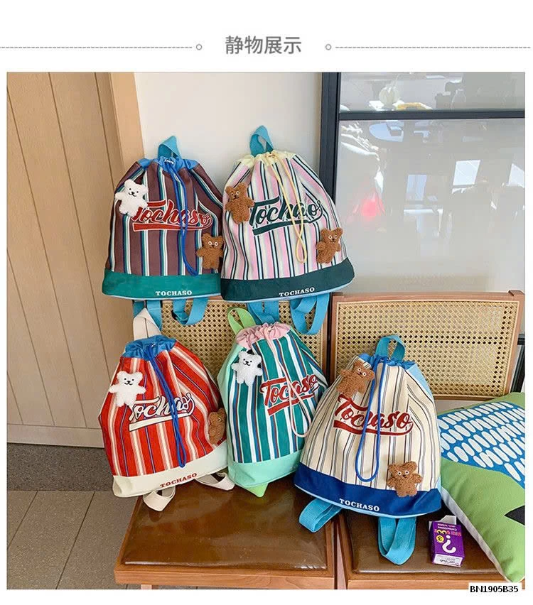 BALO KẺ SẮC MÀU THỜI TRANG TOCHASO