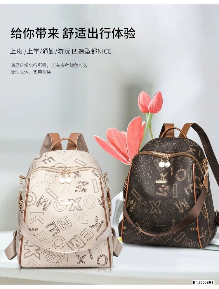 BALO DA PU CHỮ CÁI