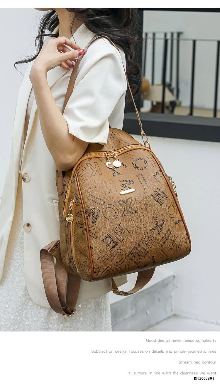 BALO DA PU CHỮ CÁI