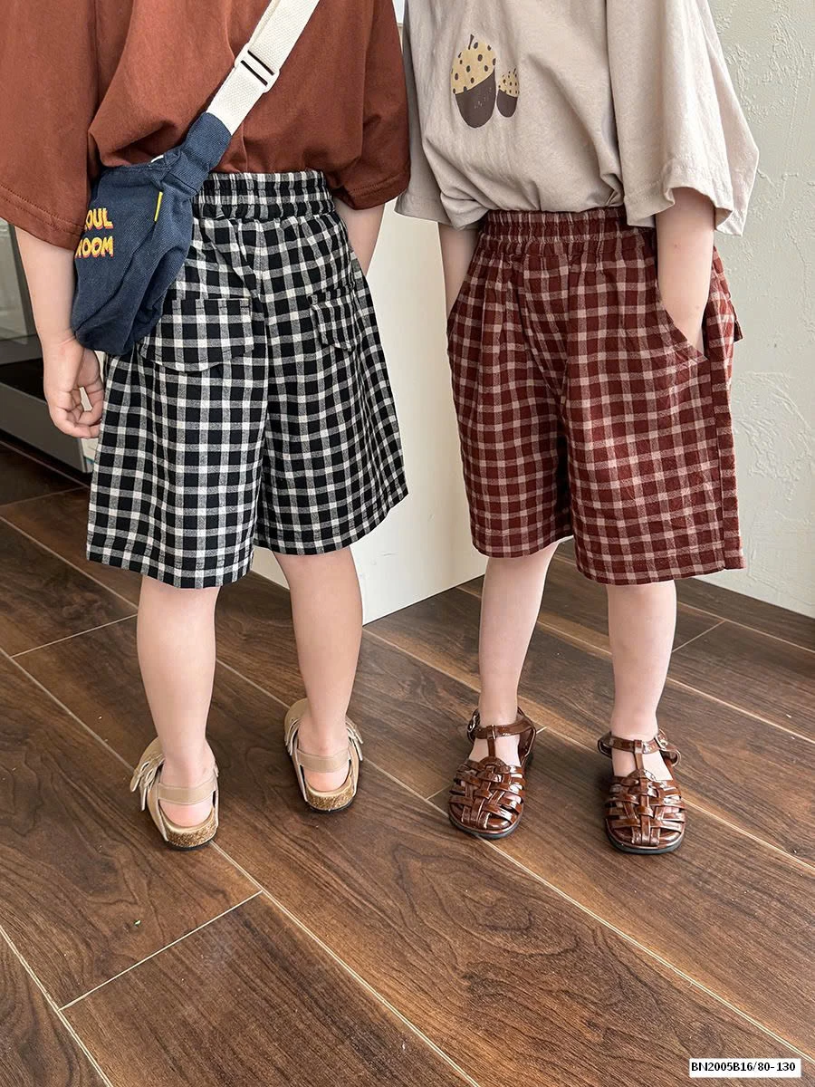 QUẦN SHORT CARO VINTAGE