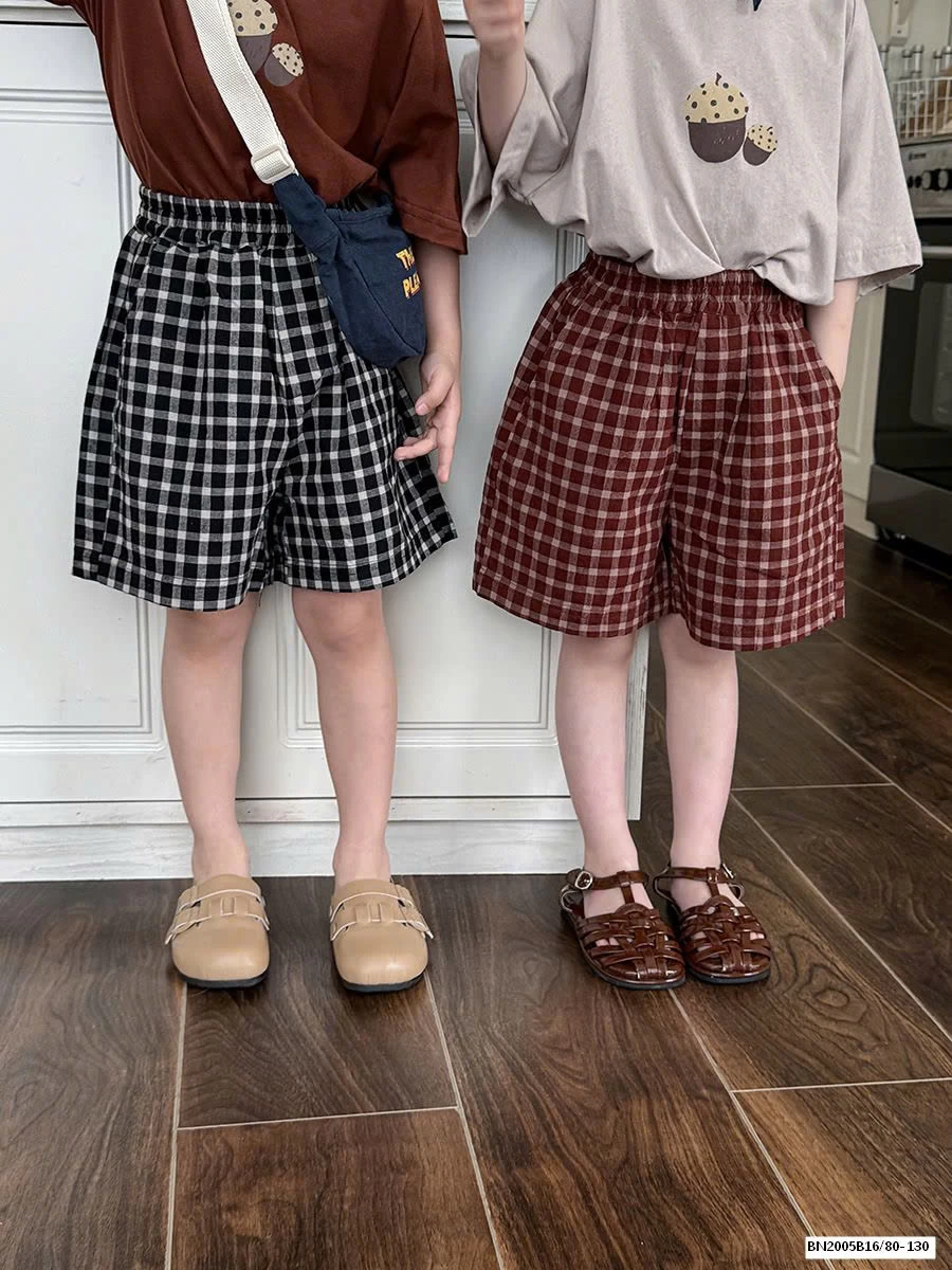 QUẦN SHORT CARO VINTAGE