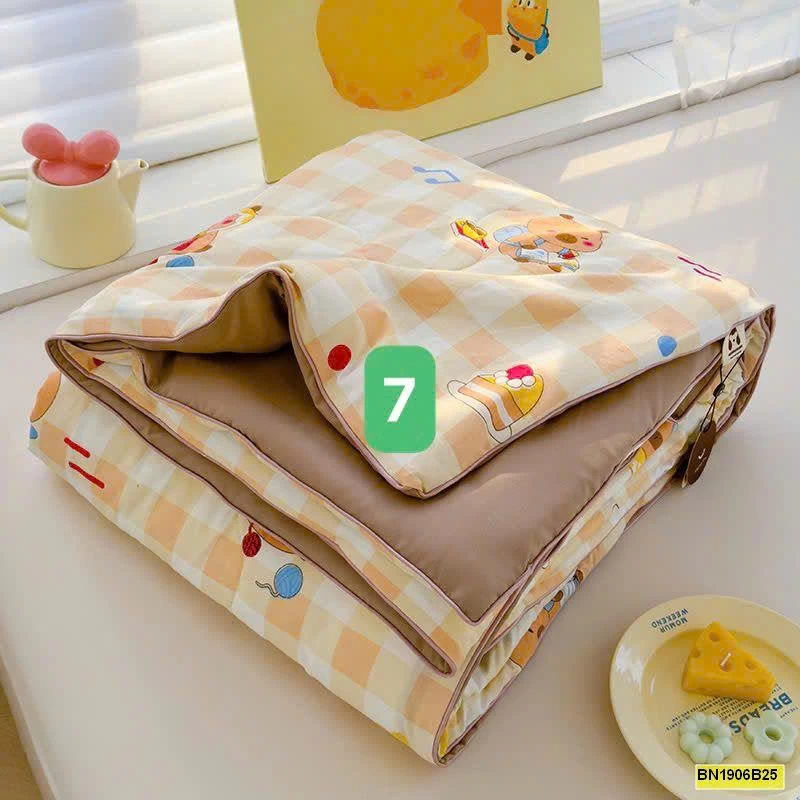 CHĂN HÈ MÁT MẺ 2 LỚP LOẠI A IN HÌNH