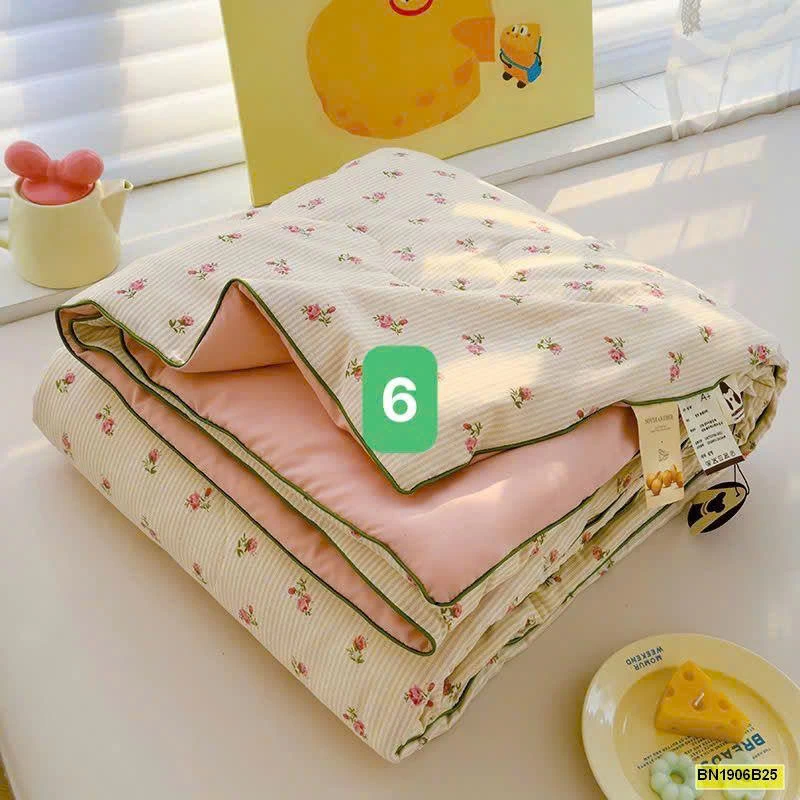 CHĂN HÈ MÁT MẺ 2 LỚP LOẠI A IN HÌNH