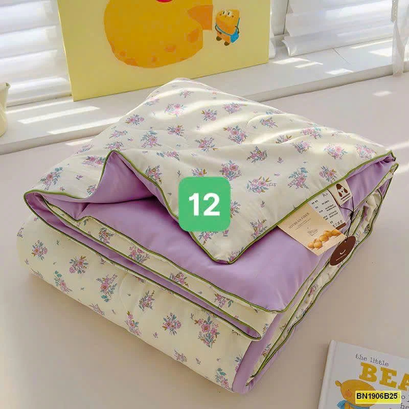 CHĂN HÈ MÁT MẺ 2 LỚP LOẠI A IN HÌNH