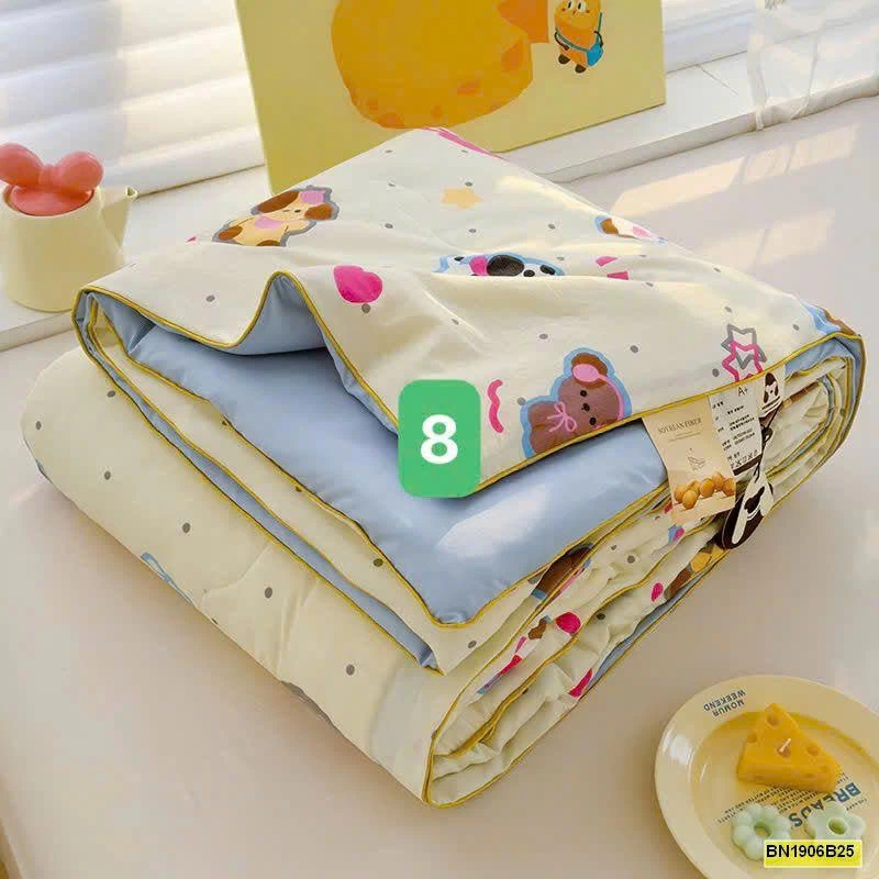 CHĂN HÈ MÁT MẺ 2 LỚP LOẠI A IN HÌNH