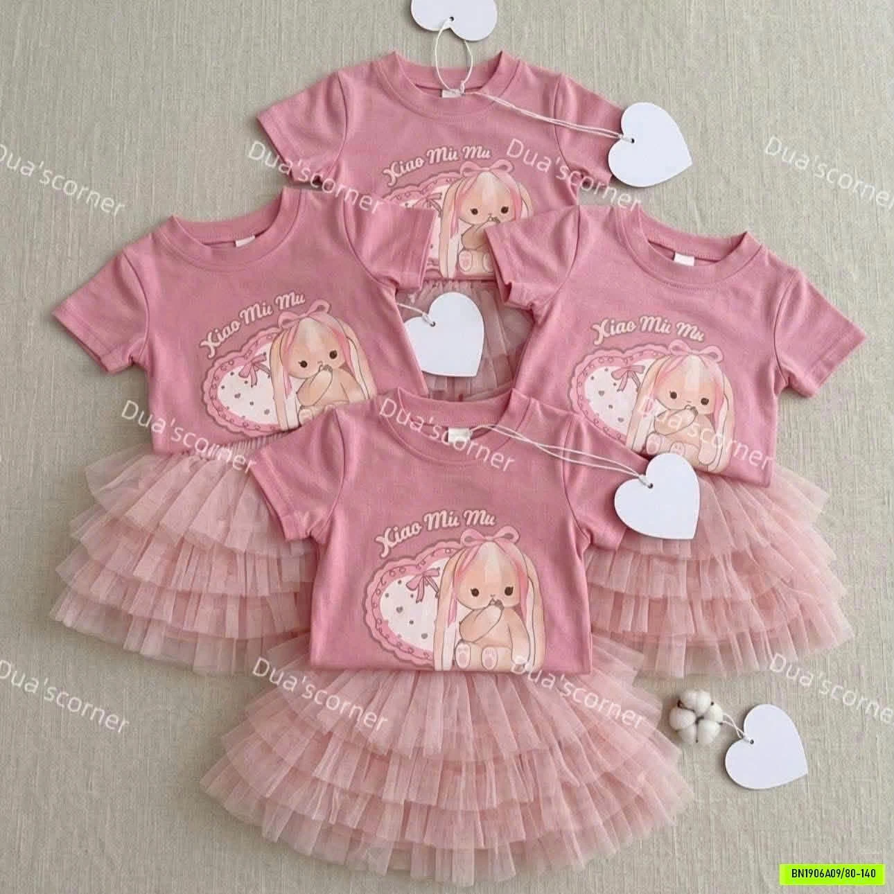 SÉT VÁY THỎ HỒNG NINGLI
