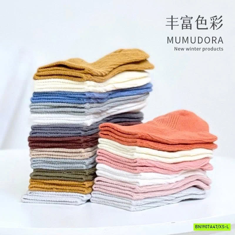 SÉT 3Đ TẤT CAO CỔ TRƠN MÀU CHO BÉ