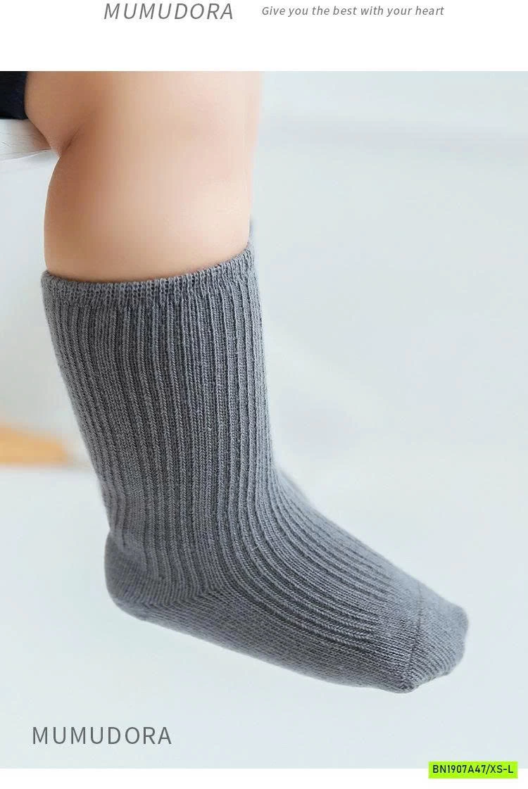 SÉT 3Đ TẤT CAO CỔ TRƠN MÀU CHO BÉ