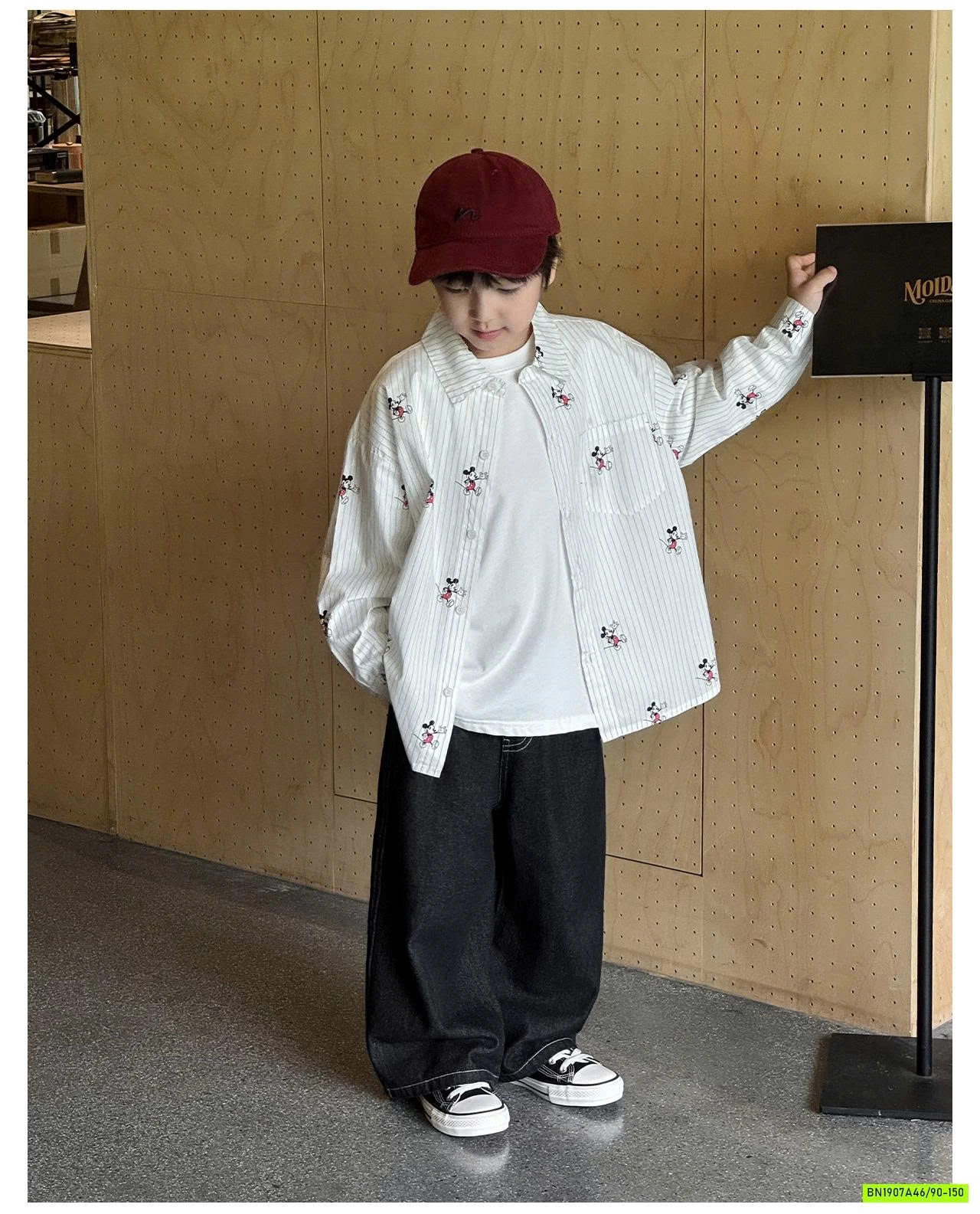 SƠ MI SỌC MICKEY AQ5027