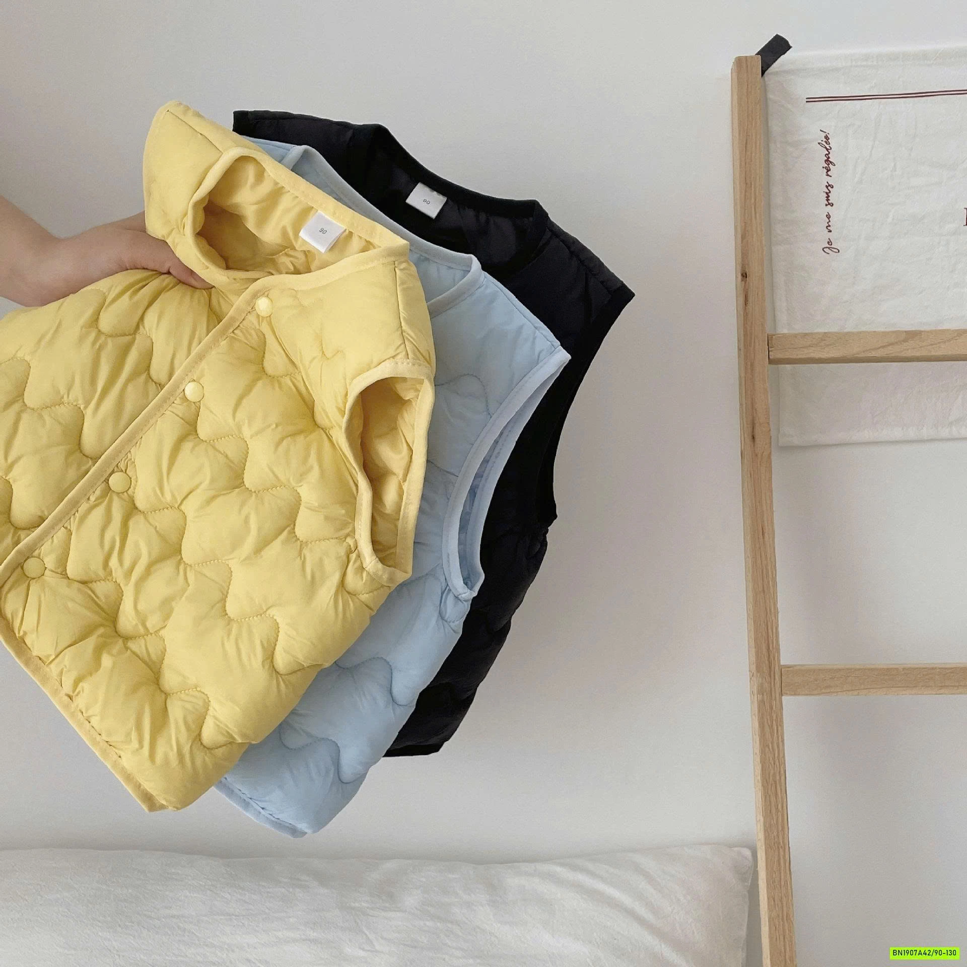 KHOÁC GILE PHAO TRƠN MÀU