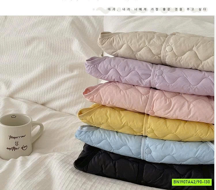 KHOÁC GILE PHAO TRƠN MÀU