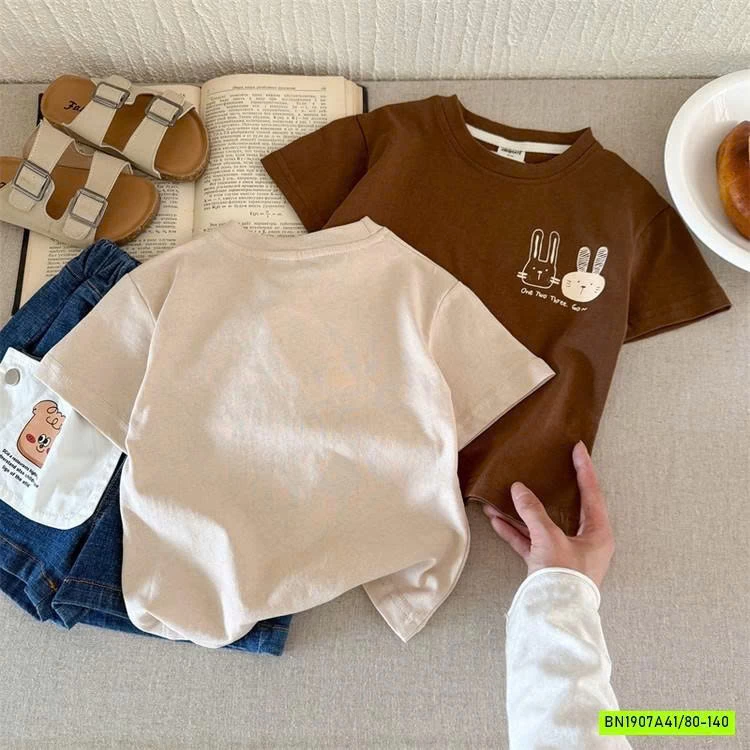 ÁO THUN VINTAGE IN THỎ