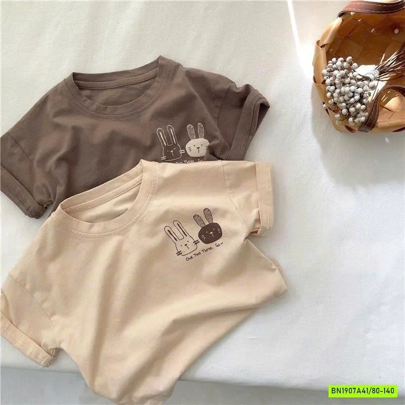 ÁO THUN VINTAGE IN THỎ