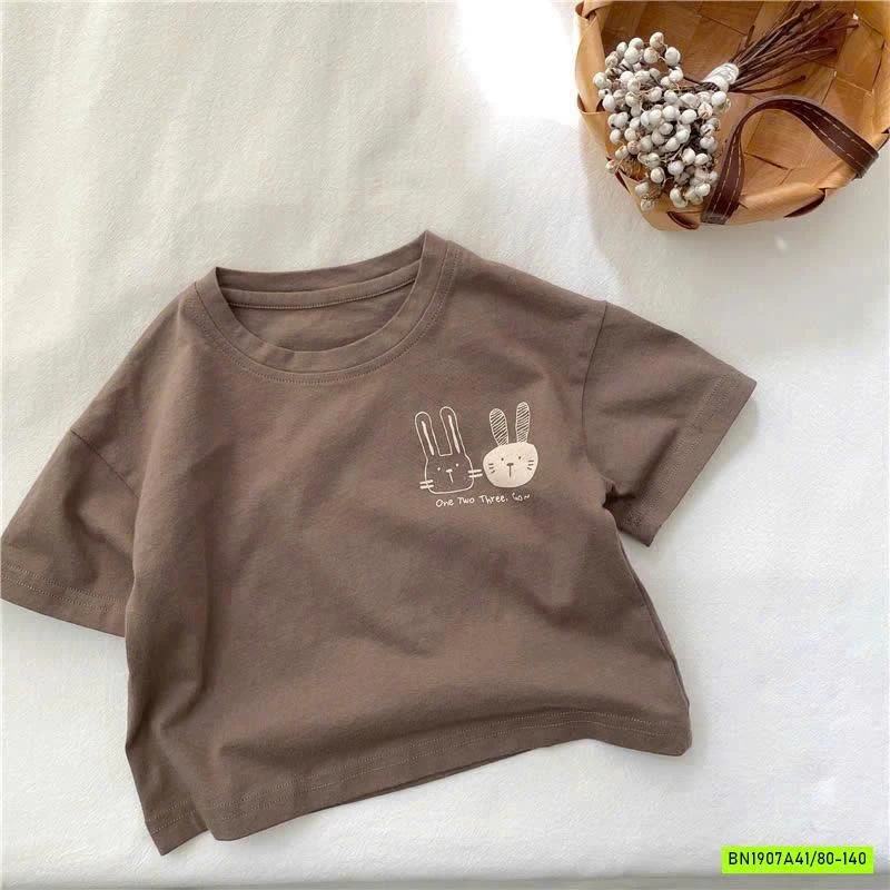 ÁO THUN VINTAGE IN THỎ