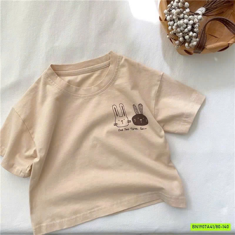 ÁO THUN VINTAGE IN THỎ