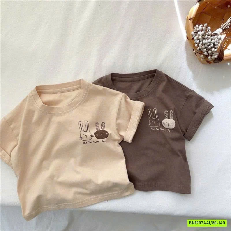 ÁO THUN VINTAGE IN THỎ