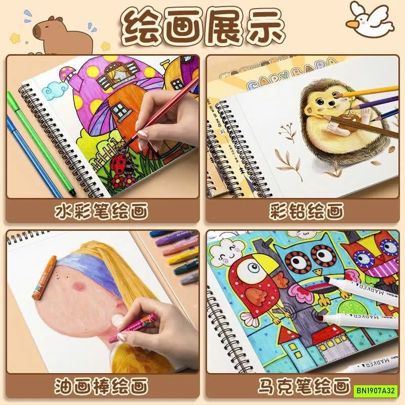 COMBO 4 QUYỂN VỞ VẼ A4 120 TRANG