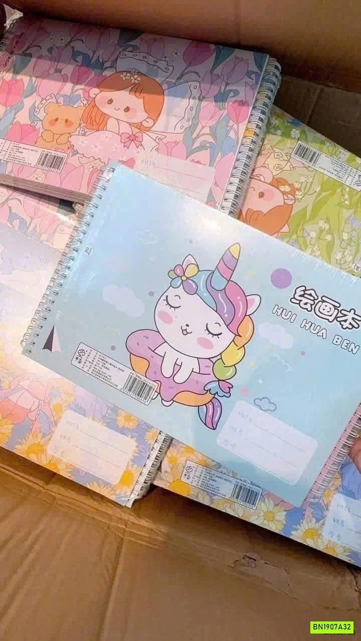 COMBO 4 QUYỂN VỞ VẼ A4 120 TRANG