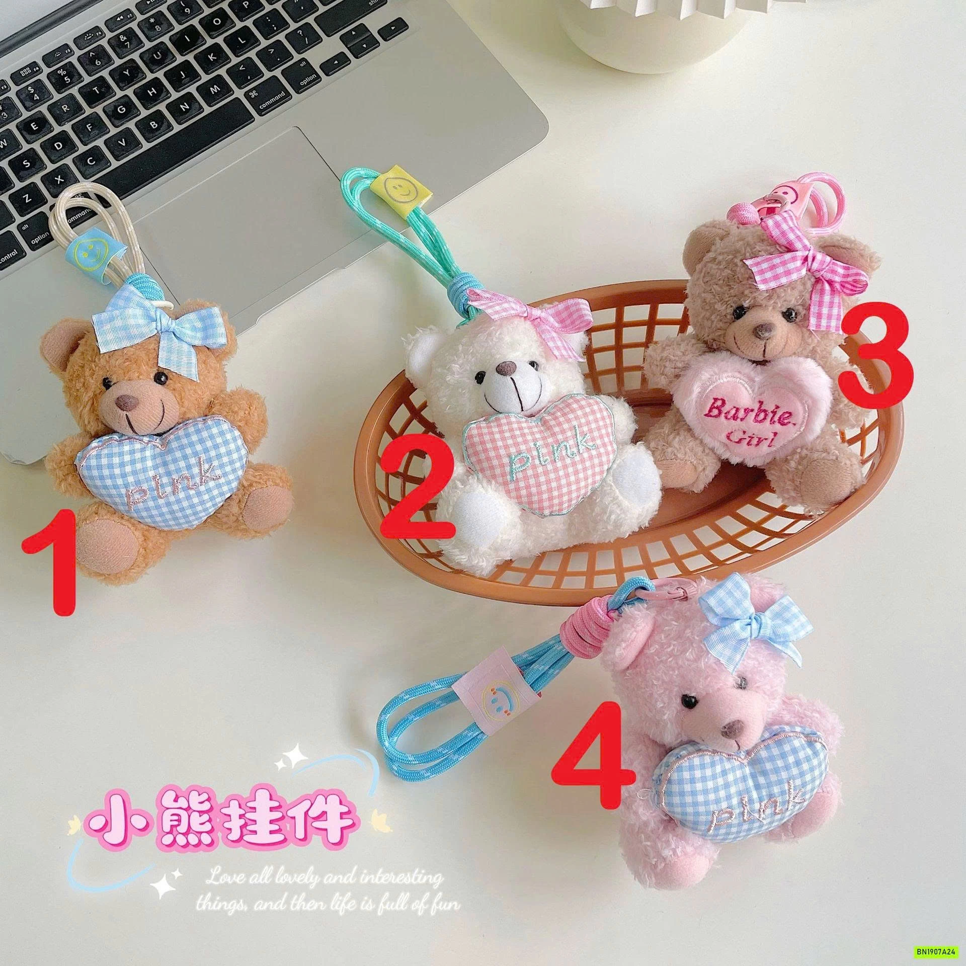 MÓC KHÓA GẤU KUTE