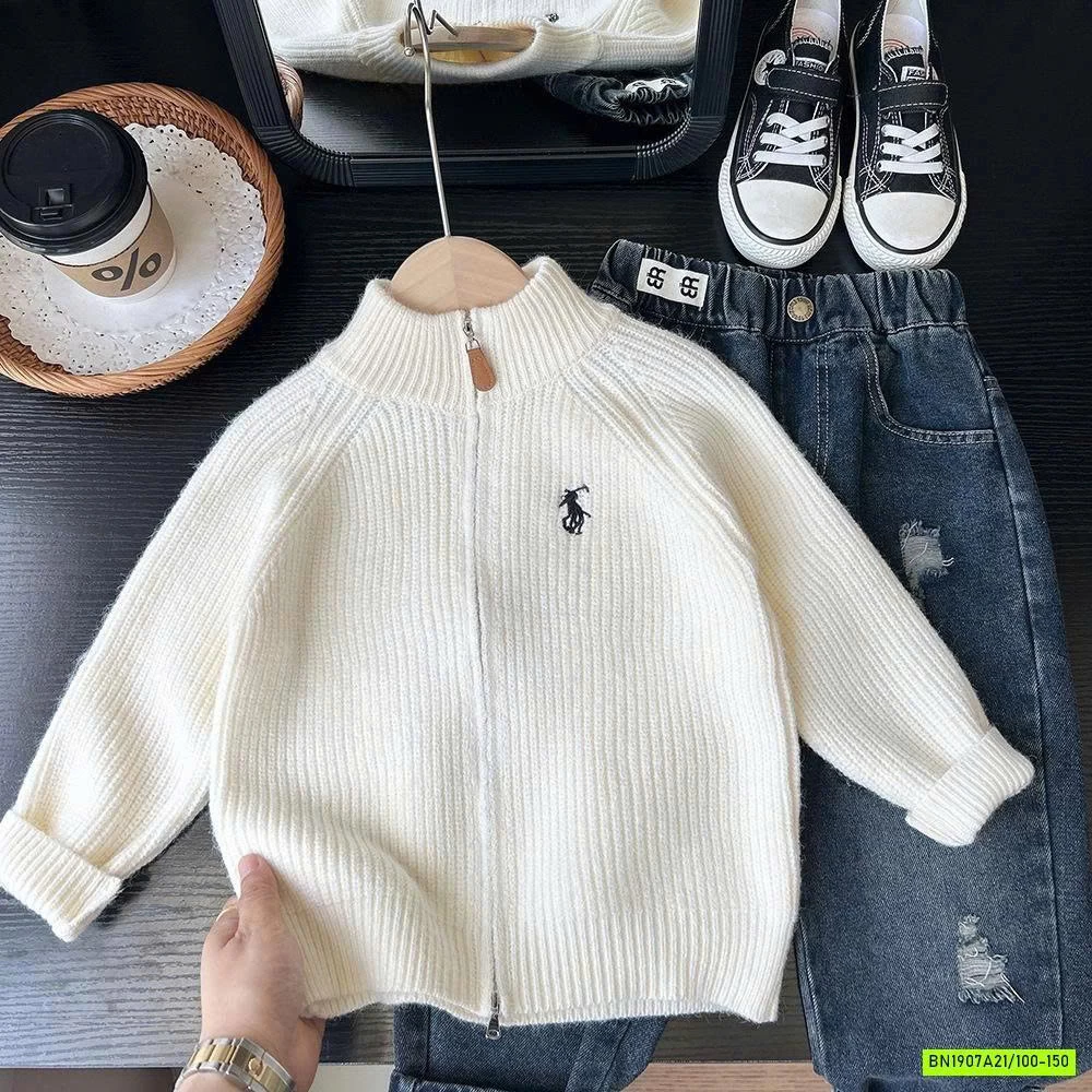 ÁO KHOÁC LEN KÉO KHÓA KACADY