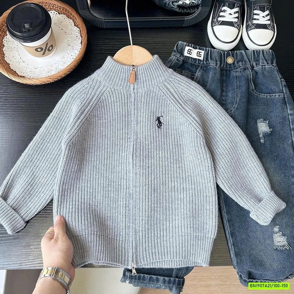 ÁO KHOÁC LEN KÉO KHÓA KACADY