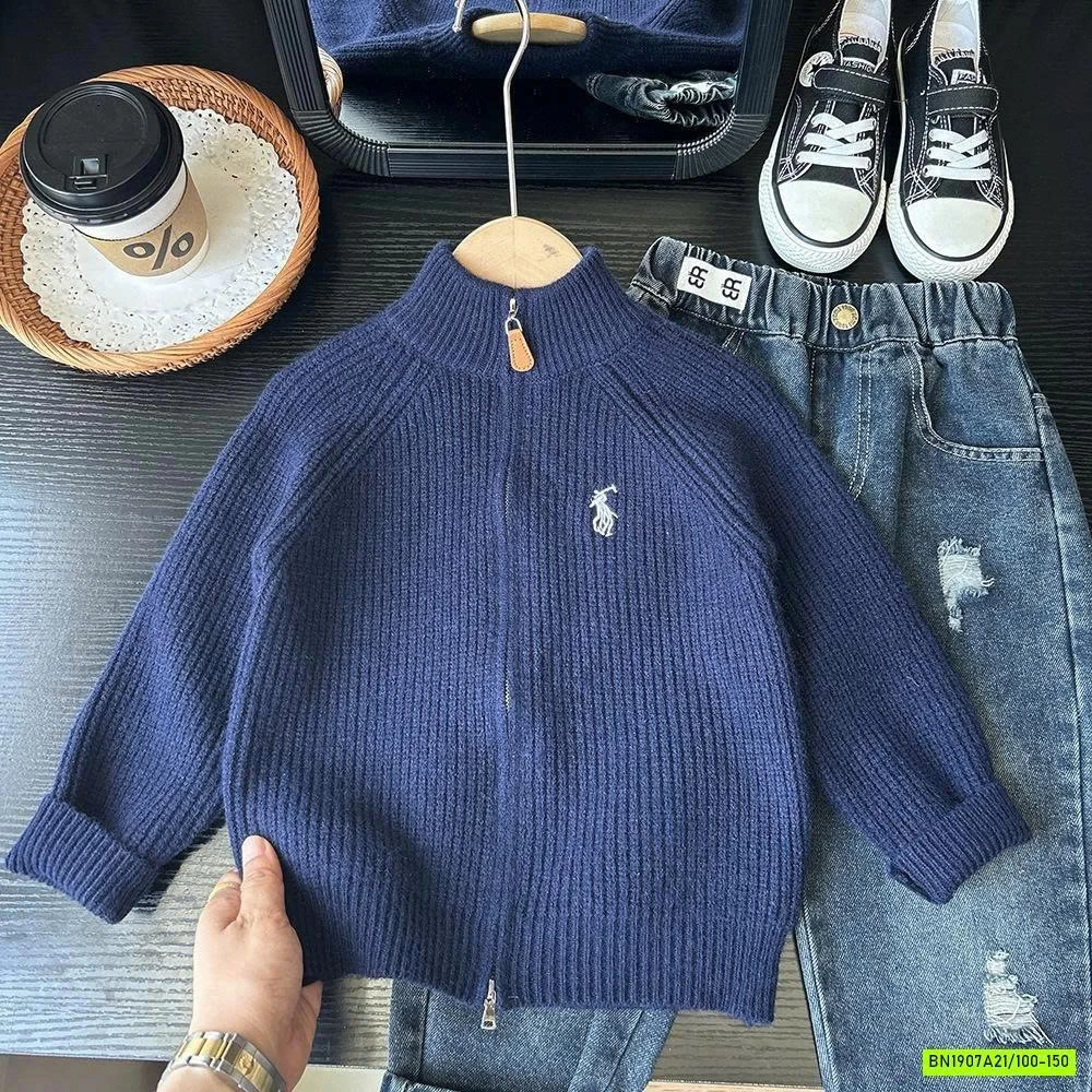 ÁO KHOÁC LEN KÉO KHÓA KACADY