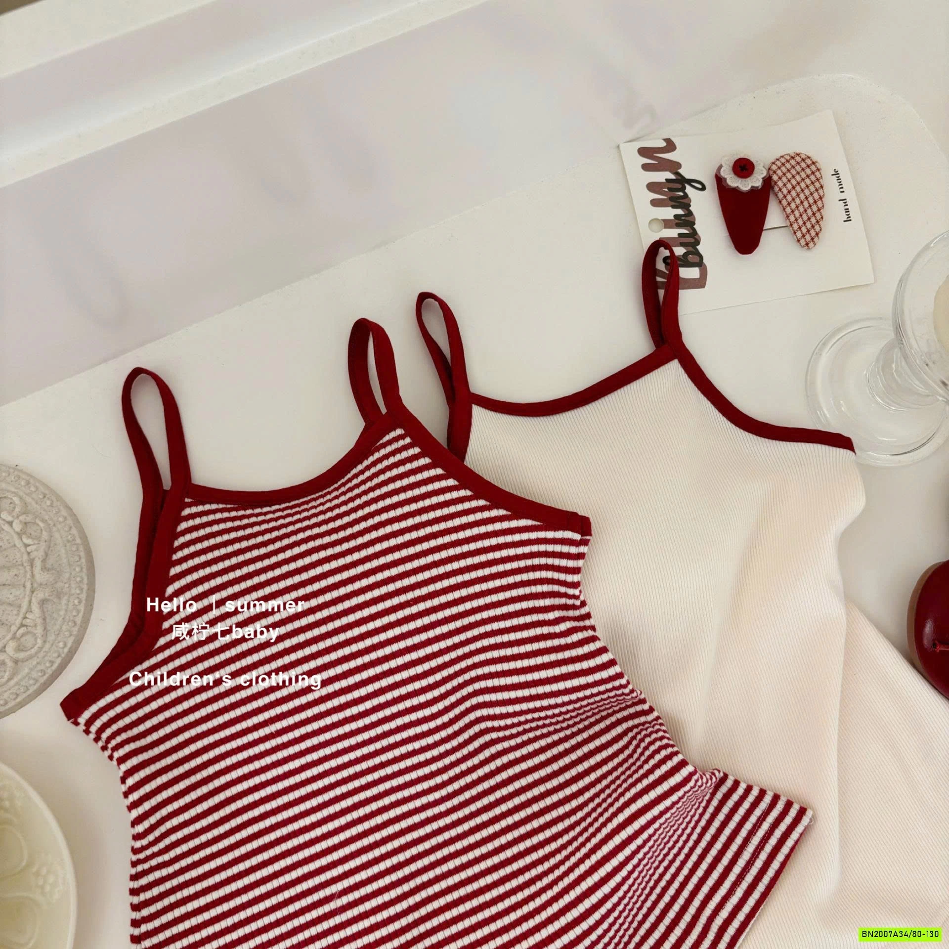 VÁY 2 DÂY GẮN KITTY DỄ THƯƠNG