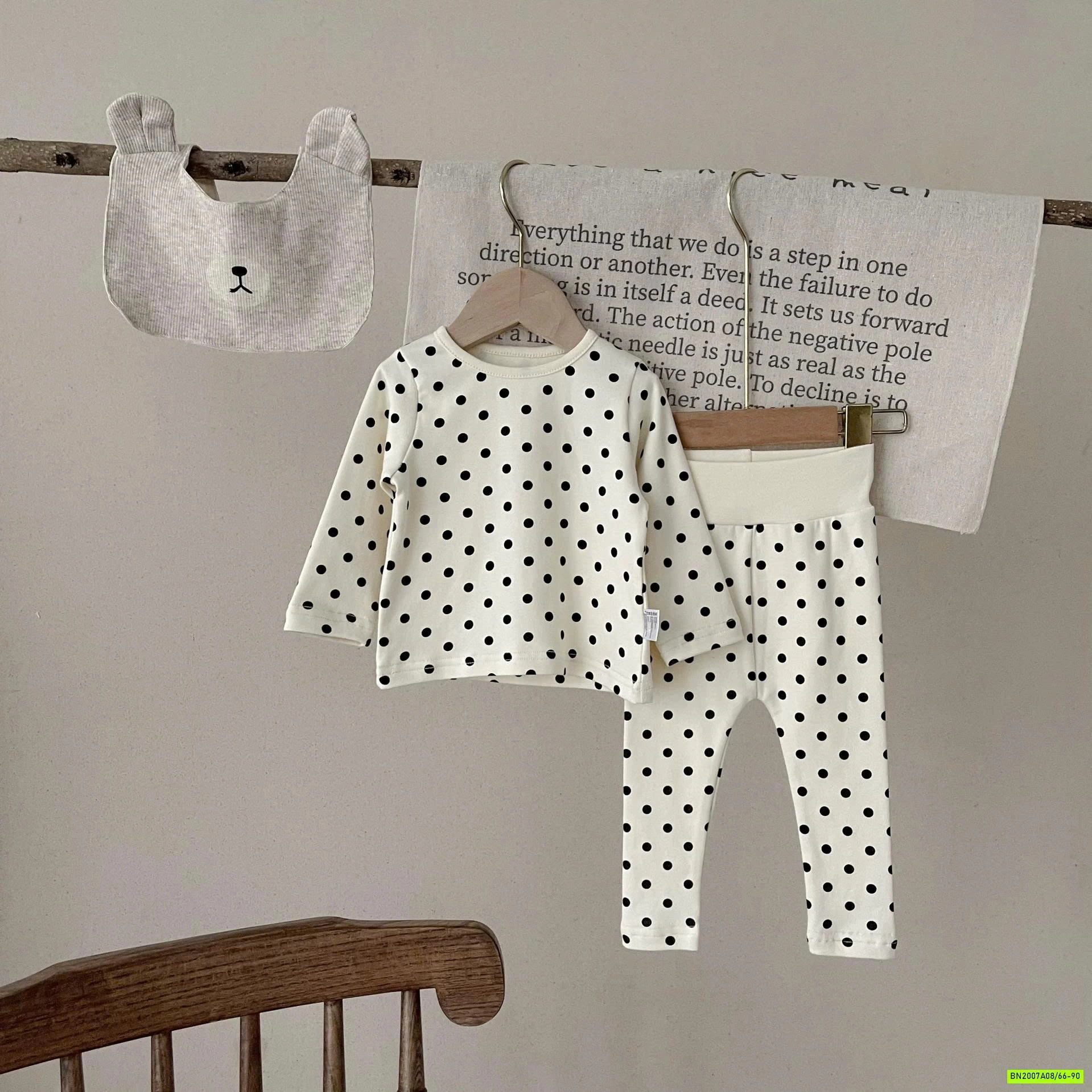 BỘ NỈ CHẤM BI 3 CHI TIẾT