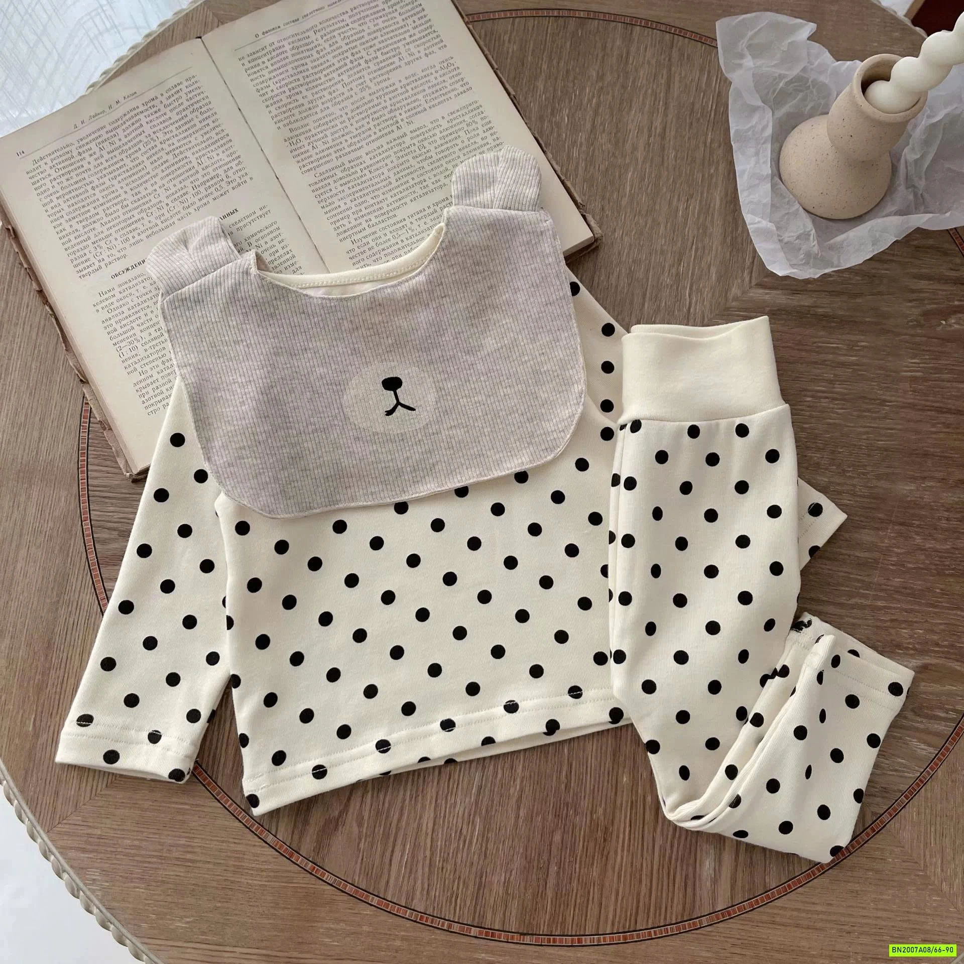 BỘ NỈ CHẤM BI 3 CHI TIẾT