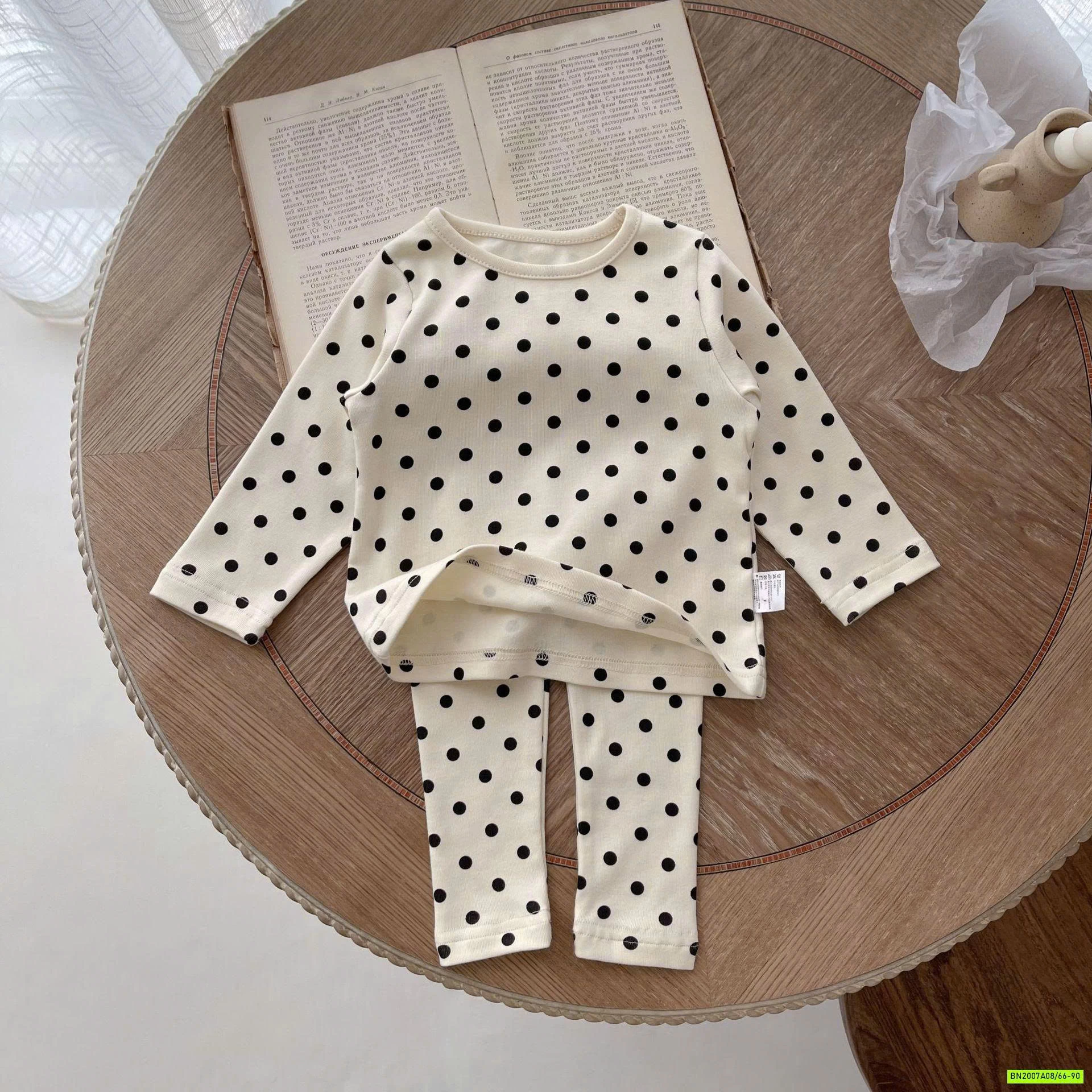 BỘ NỈ CHẤM BI 3 CHI TIẾT