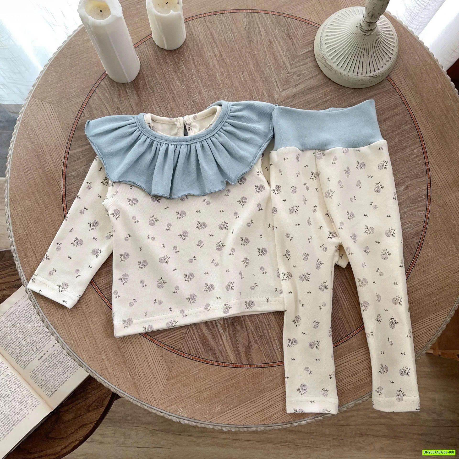 BỘ NỈ HOA NHÍ 3 CHI TIẾT