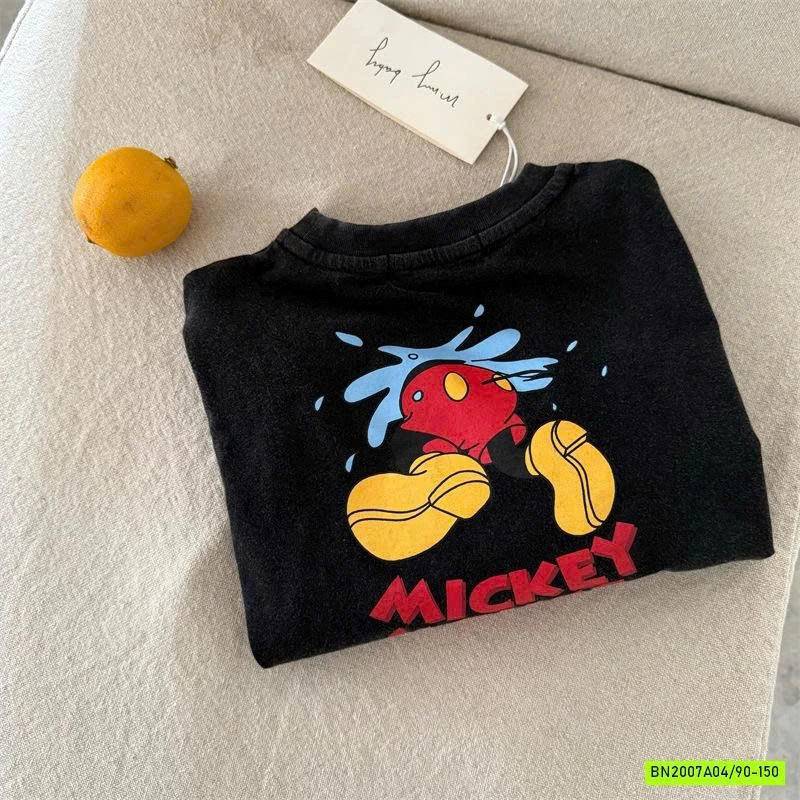 SÉT MICKEY ÁO ĐEN BẠC MMY