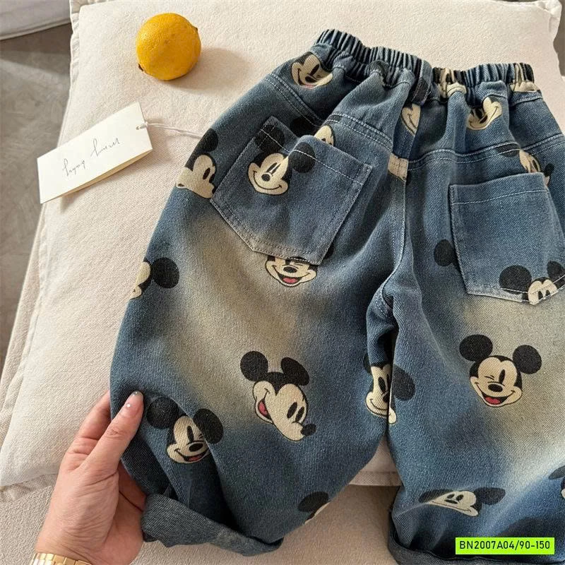 SÉT MICKEY ÁO ĐEN BẠC MMY