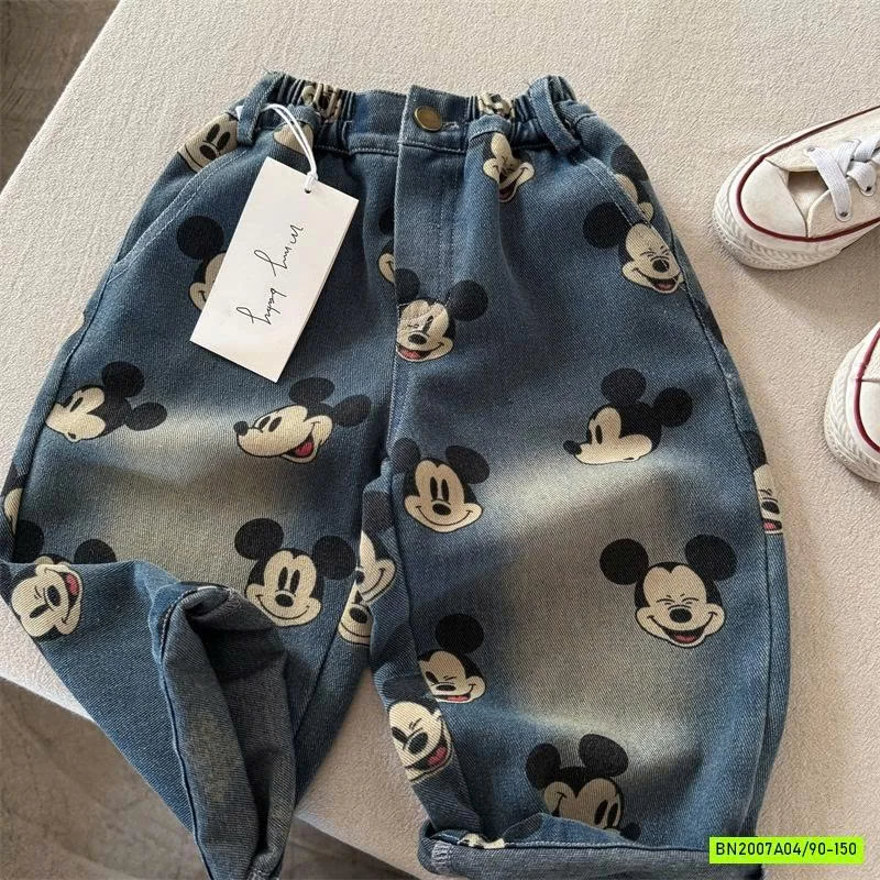 SÉT MICKEY ÁO ĐEN BẠC MMY
