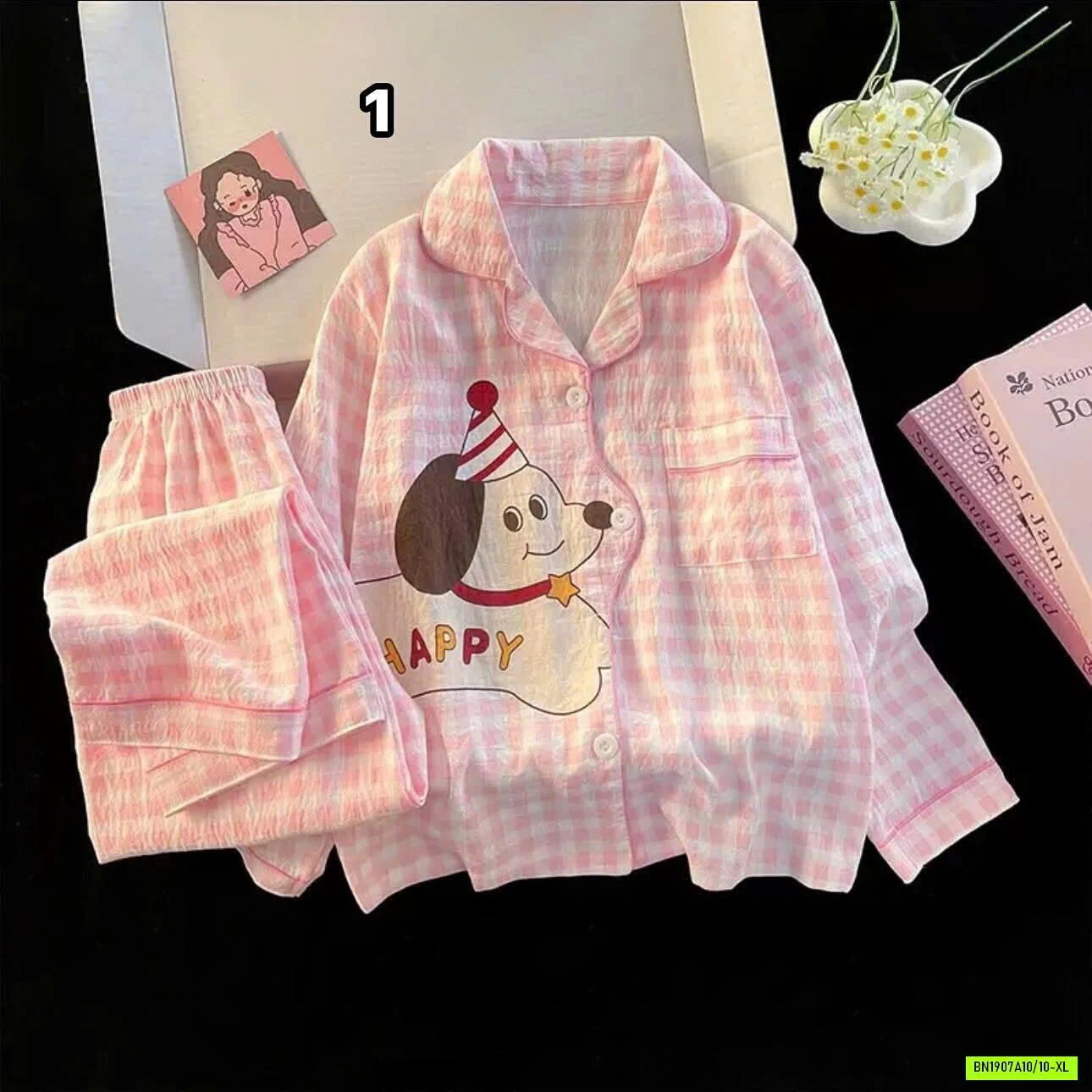 PIZAMA MẸ BÉ DỄ THƯƠNG