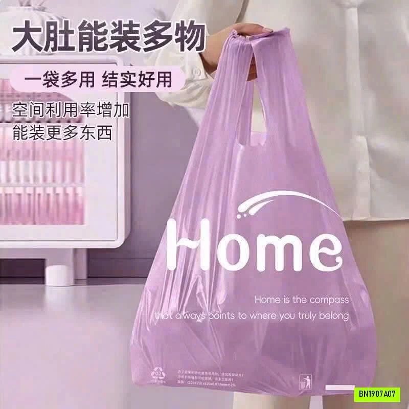SÉT 100 TÚI ĐỰNG RÁC QUAI XÁCH