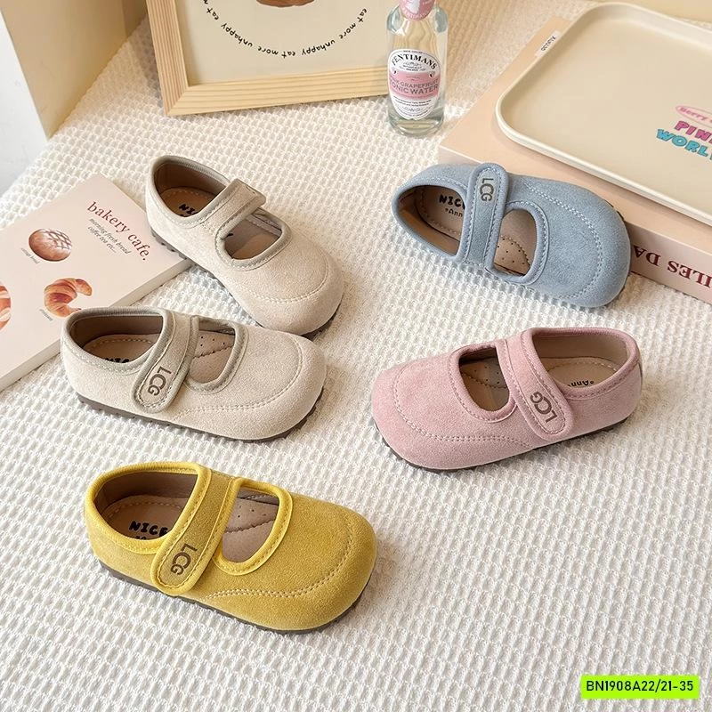 GIÀY BỆT DA LỘN QUAI DÁN