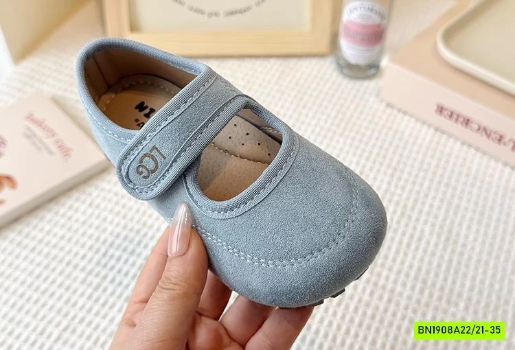 GIÀY BỆT DA LỘN QUAI DÁN