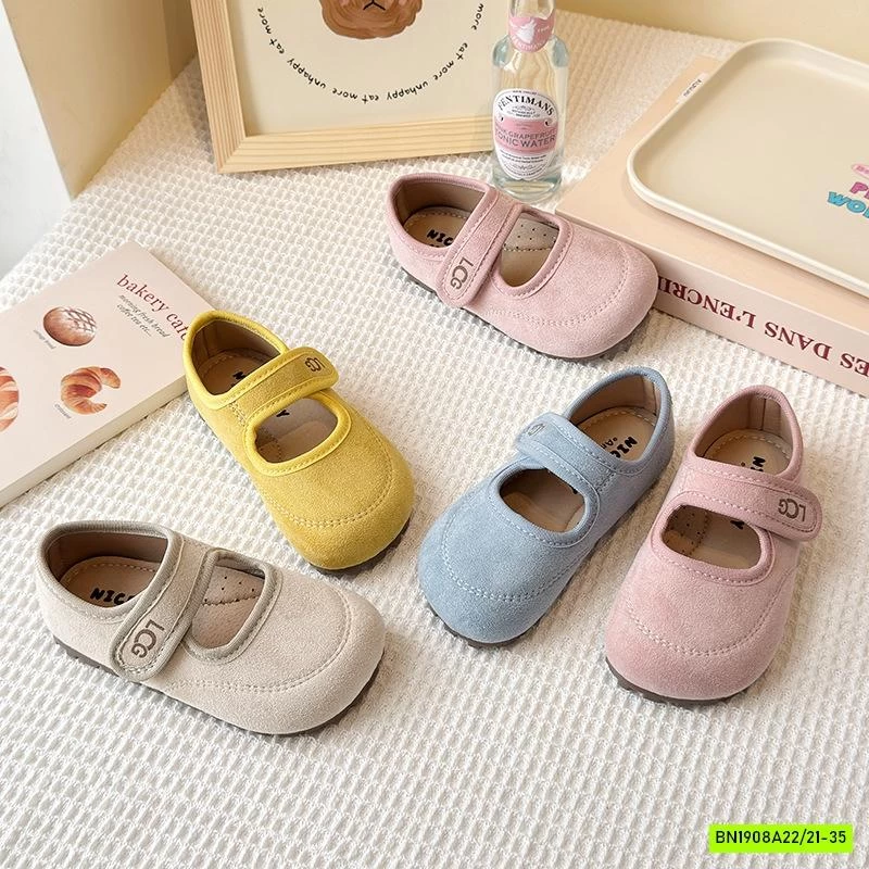 GIÀY BỆT DA LỘN QUAI DÁN