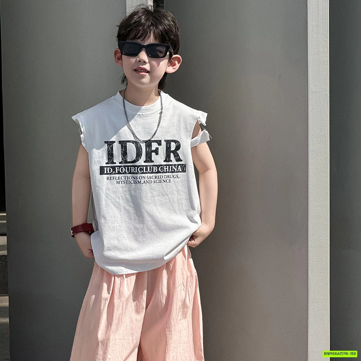 TANKTOP RÁCH MIX QUẦN SUÔNG HỒNG