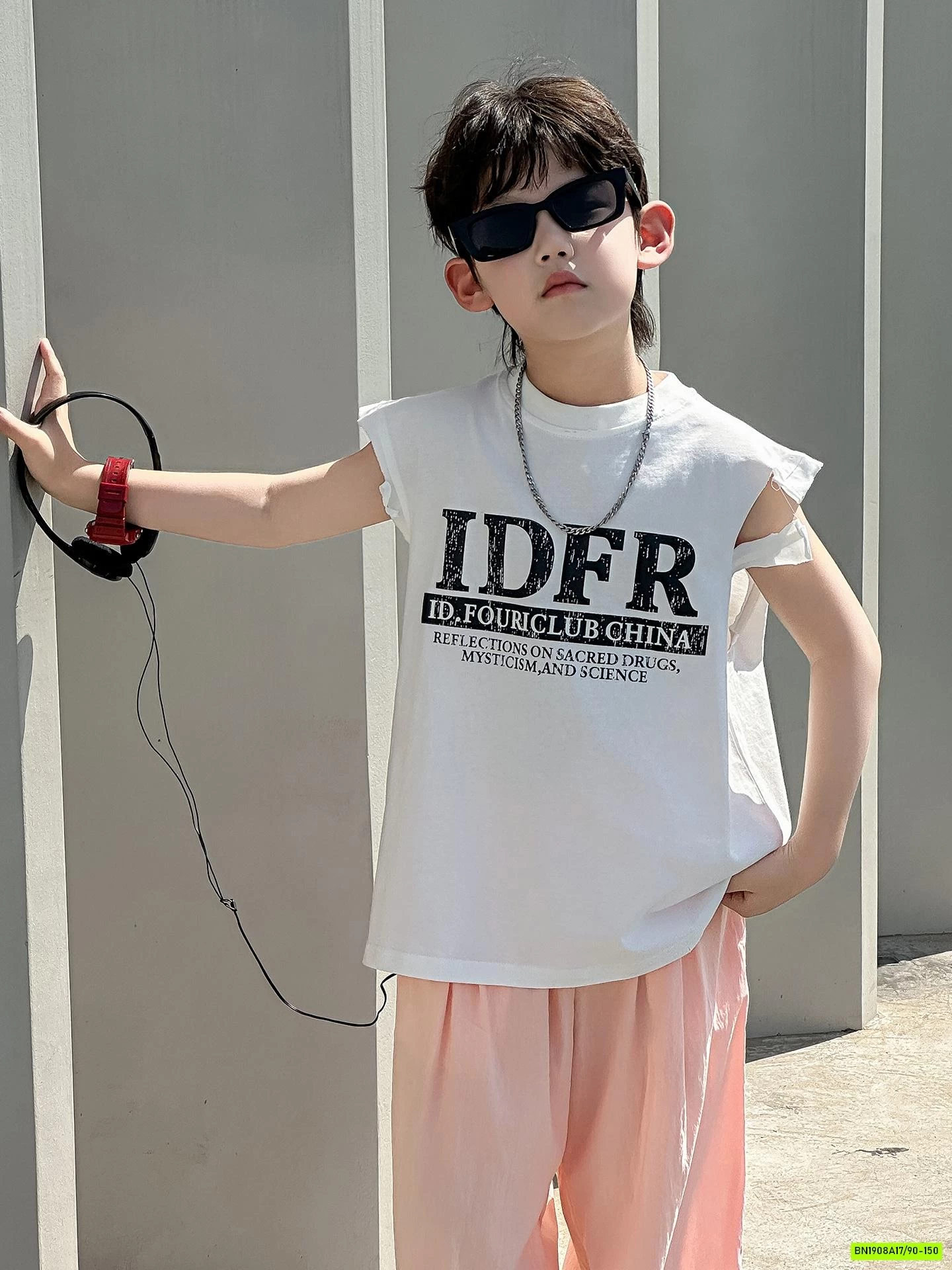 TANKTOP RÁCH MIX QUẦN SUÔNG HỒNG