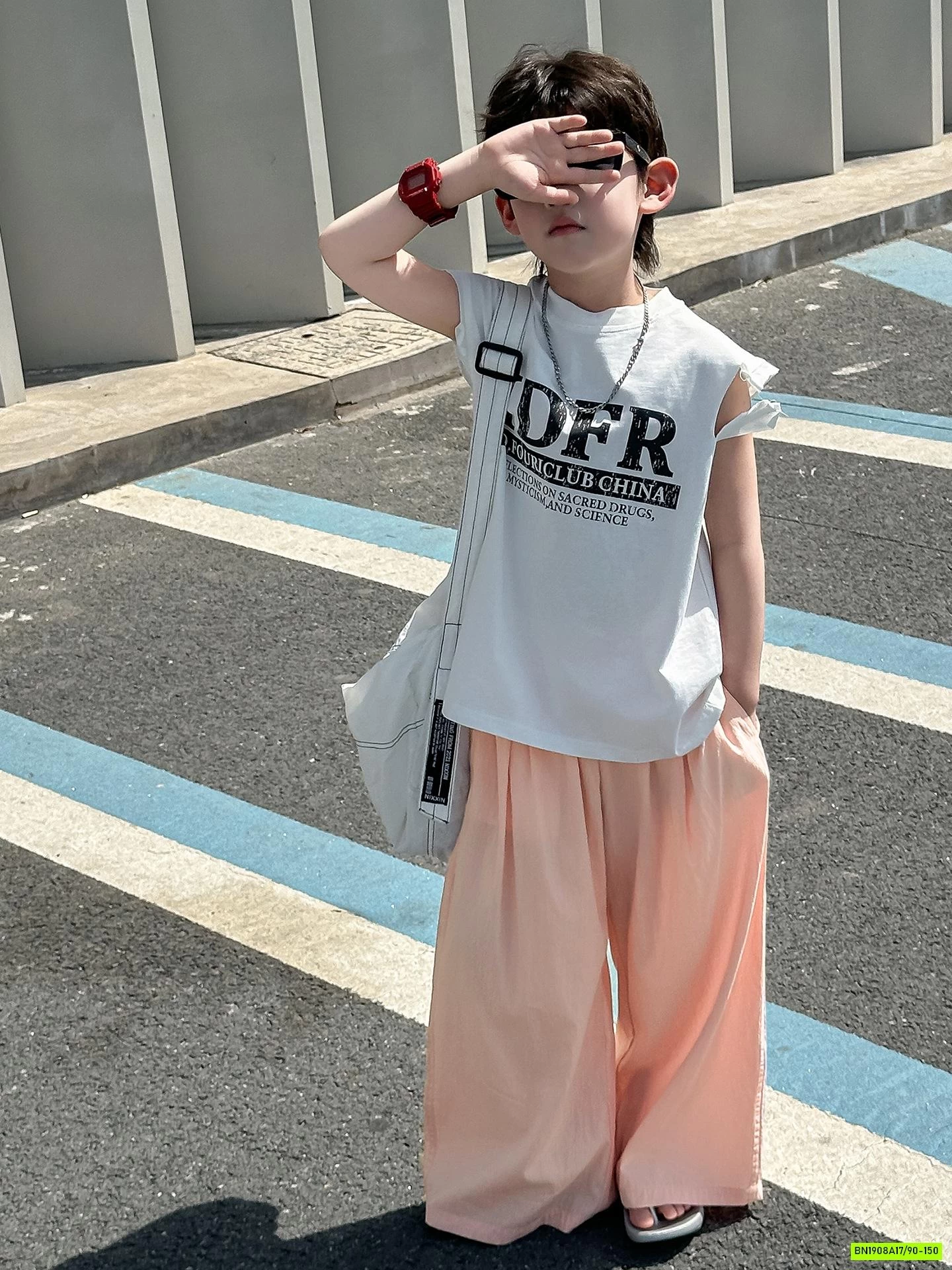 TANKTOP RÁCH MIX QUẦN SUÔNG HỒNG