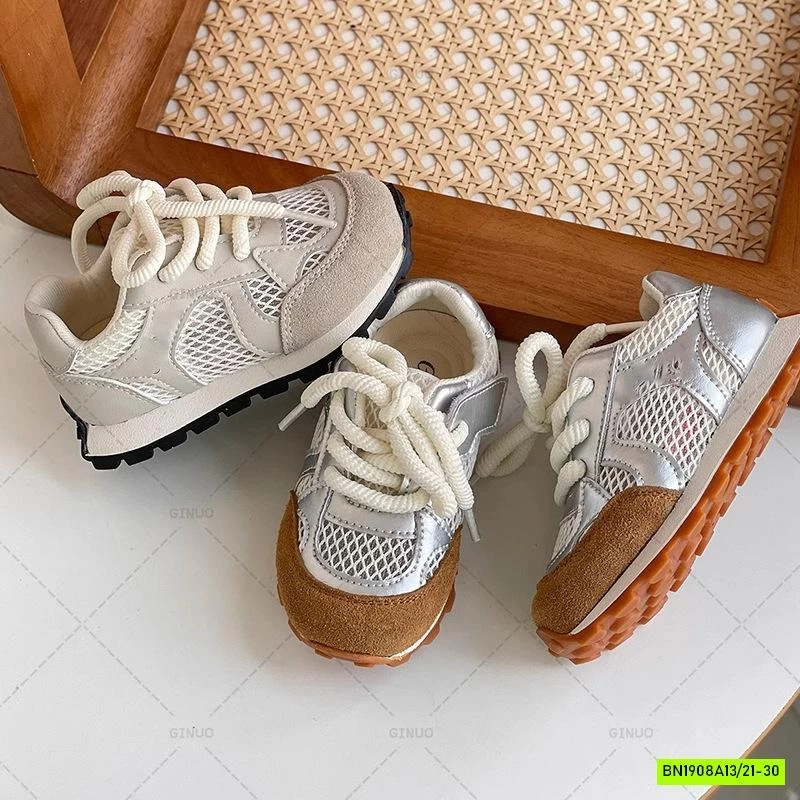 GIÀY LƯỚI THỂ THAO PHỐI DA LỘN