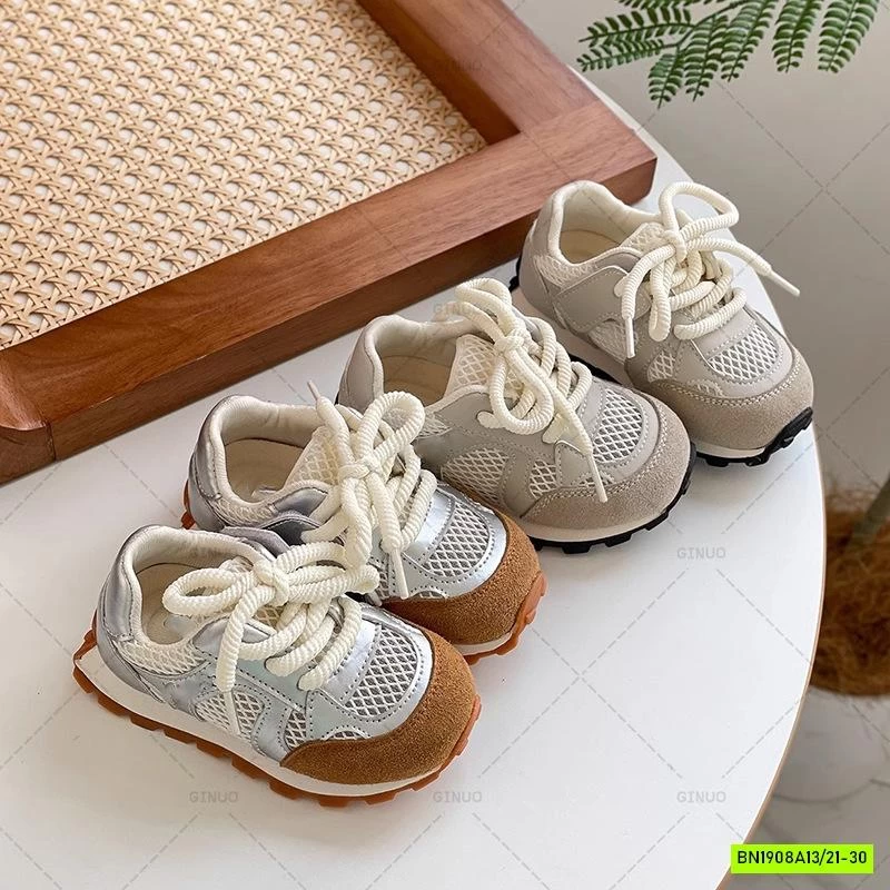 GIÀY LƯỚI THỂ THAO PHỐI DA LỘN