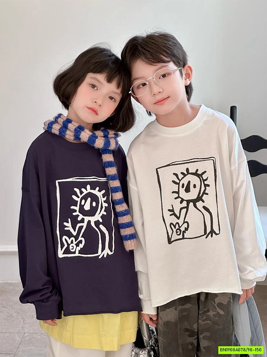 ÁO THUN IN HÌNH NGƯỜI NGỘ NGHĨNH