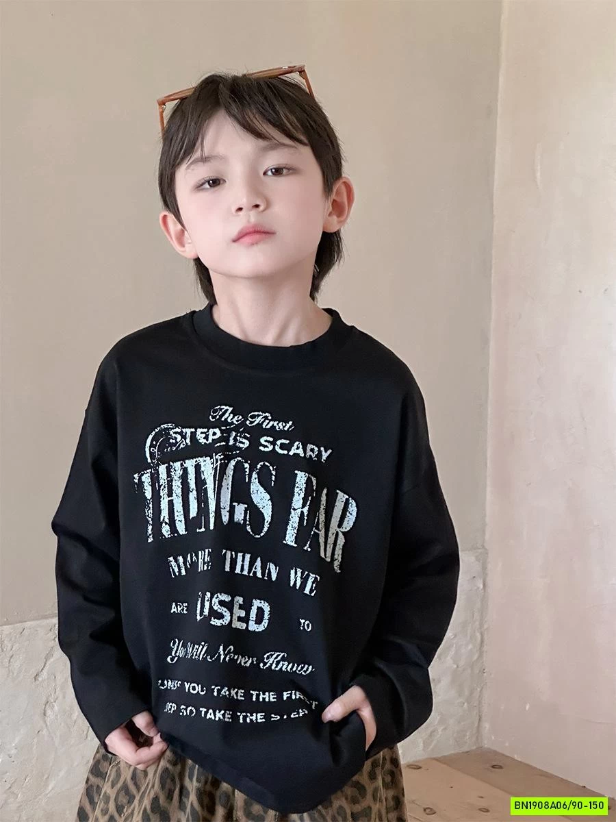 ÁO THUN DÀI TAY IN CHỮ