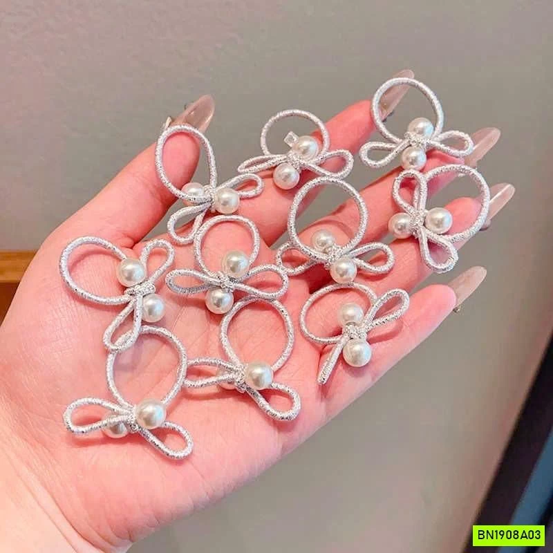 SÉT 20 CHUN BUỘC TÓC NƠ BẠC