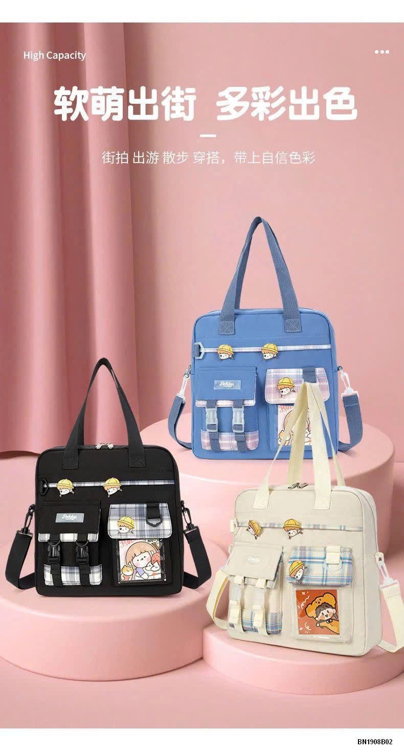 TÚI HỌC THÊM HÃNG BOBDOG PHẢN QUANG